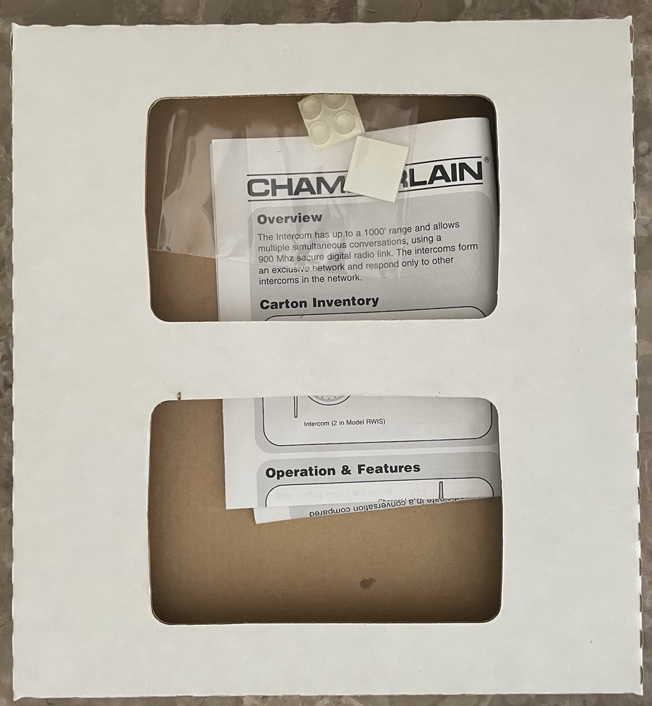 Chamberlain Wireless Portable Intercom
