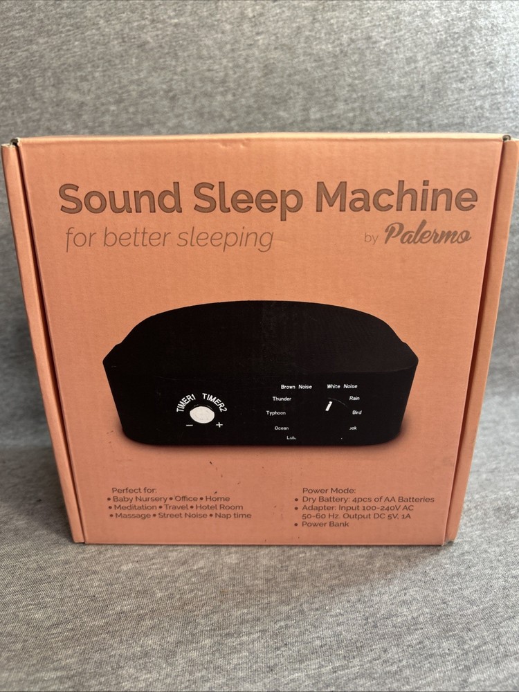 Sound Sleep Machine By Palermo- NEW- Open Box