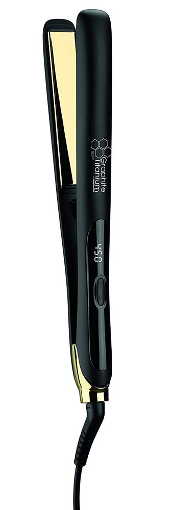 BabylissPRO Graphite Titanium Dryer & Graphite Titanium Flat Iron 1" Prepack, 1
