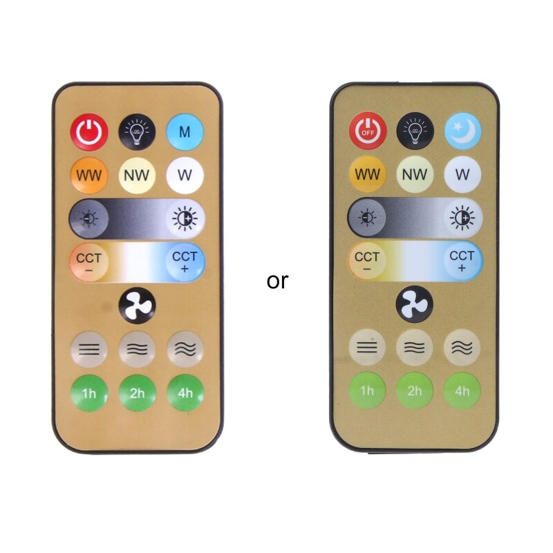 Adjustable Brightness and Fan Speed Timing E27 Fan Light Remote Control