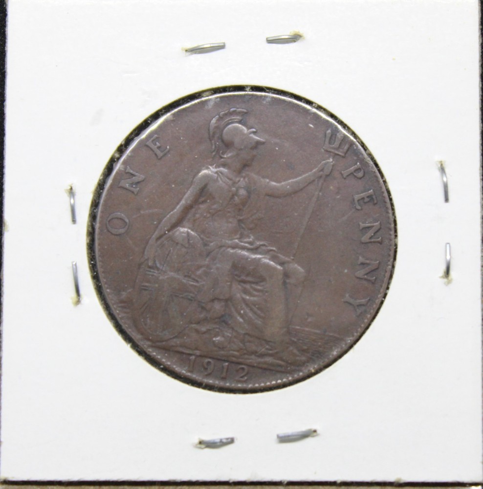 1912 Great Britain Large Penny