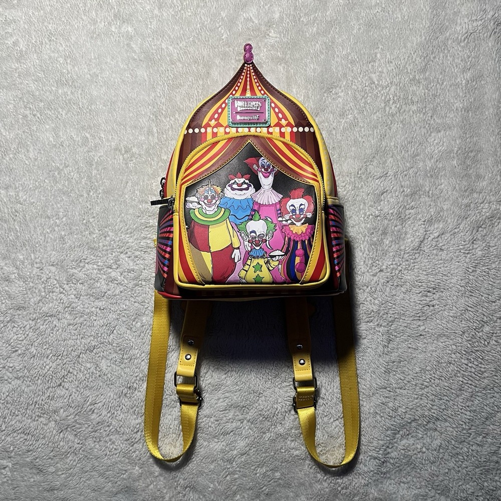 Loungefly Killer Klowns from Outer Space Circus Clown Mini Backpack