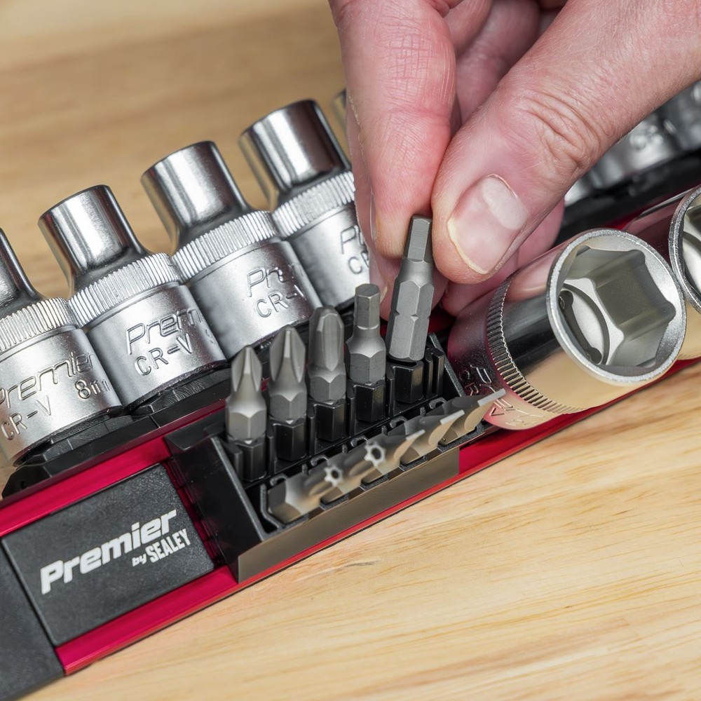 Sealey Premier Socket & Bit Retaining Rail 1/2"Sq Drive