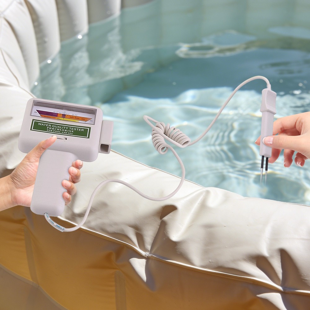 Water Quality Tester, pH Testing Tool, Chlorine(Cl₂)Tester For Swimming Pools