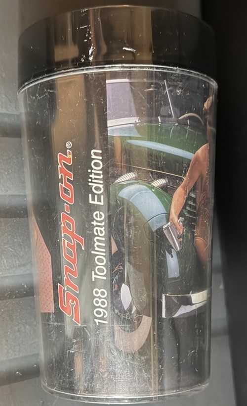 Vintage Snap-On Tools 1988 Toolmate Edition Insulated Mug/Cup Claire Jan/Feb ‘88