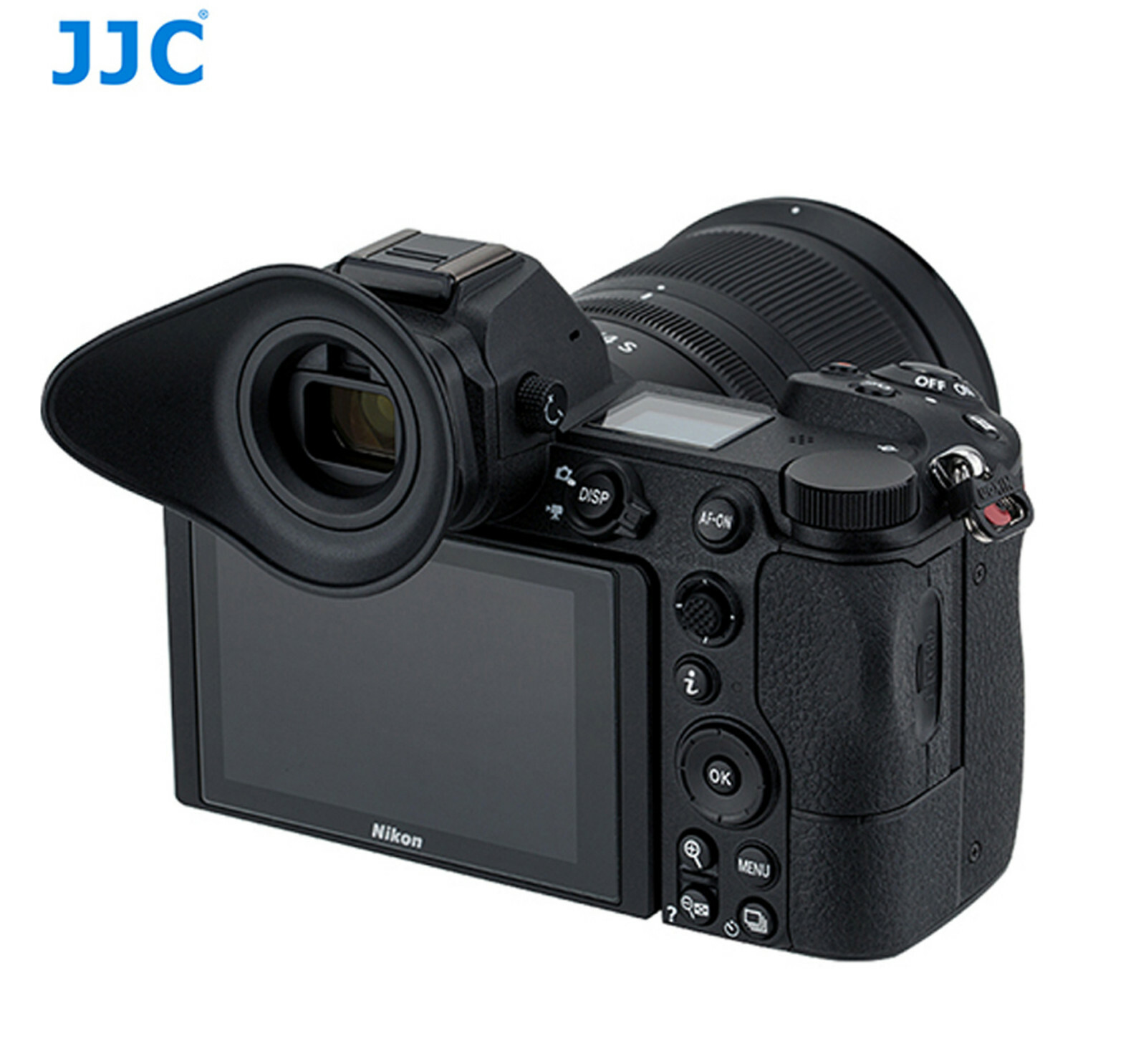 JJC Tempered Glass LCD Protector + Ergo Large Eyecup for Nikon Z6 Z7 Z6II Z7II