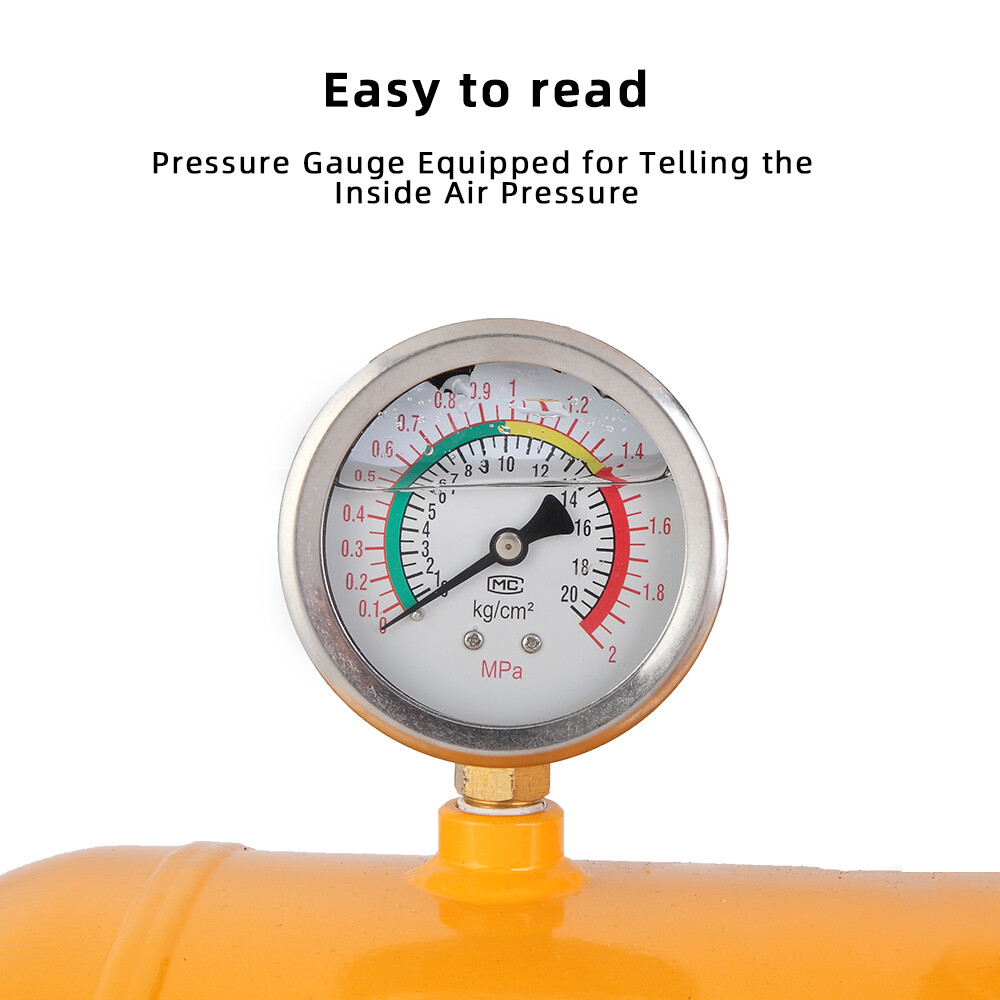 Air Tire Bead Seater 5 Gal Blaster Tool Seating Inflator for Truck 145PSI Yellow