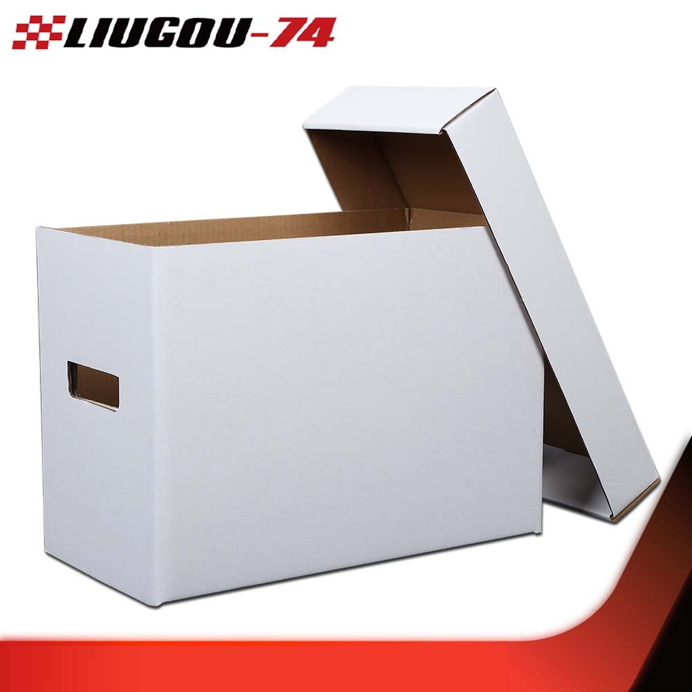 3Pack Comic Books Storage Boxes Short Holds 150-175 Stackable Durable Archive