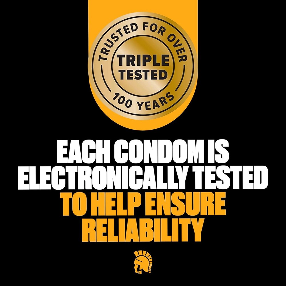 TROJAN Magnum Lubricated Large Condoms, Comfortable and Smooth Lubricated, Ameri
