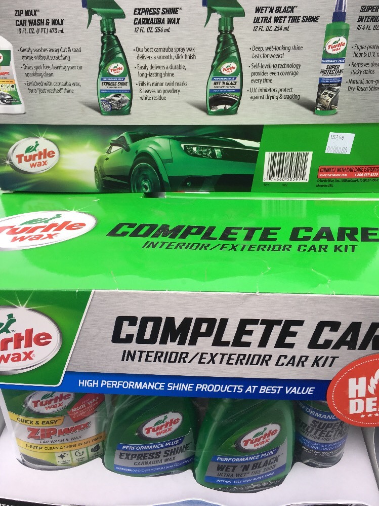 5x Turtle Wax 5-Piece Complete Care Kit