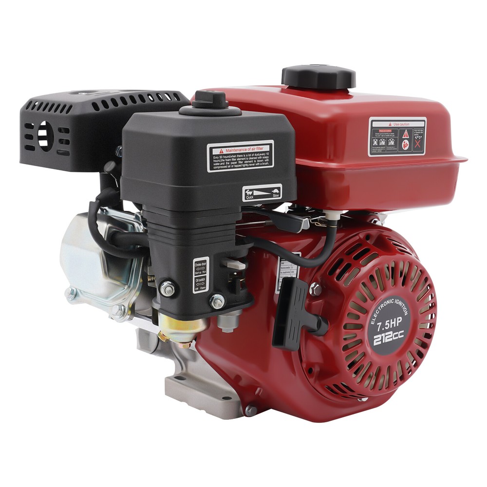 7.5 HP 212cc Pull Start Horizontal Gas Powered Engine Go Kart Gas Engine Motor