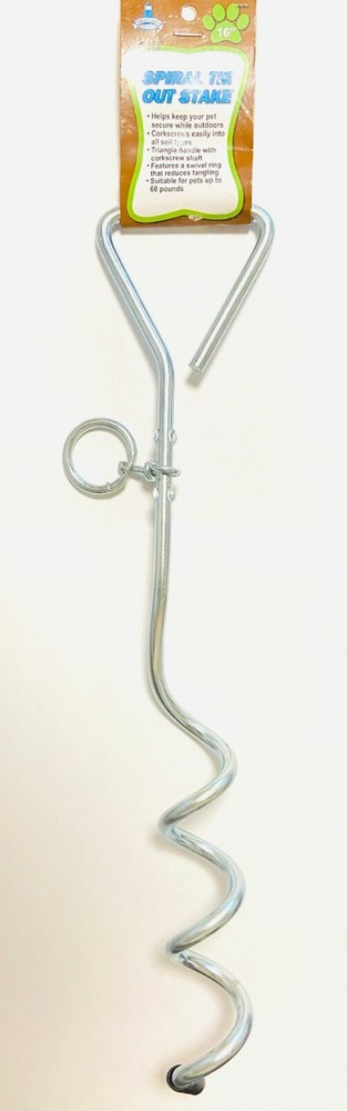 16" dog stake