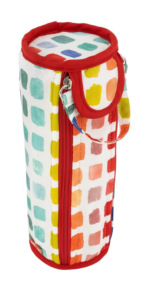 Roll & Organizer Rainbow Specks Crochet Hook Storage Case