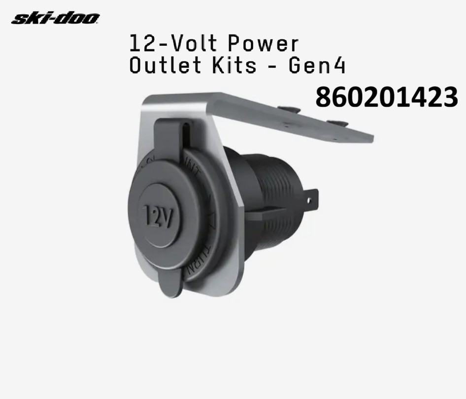 BRP Ski-Doo 12-Volt Power Outlet Kits - Gen4- 860201423