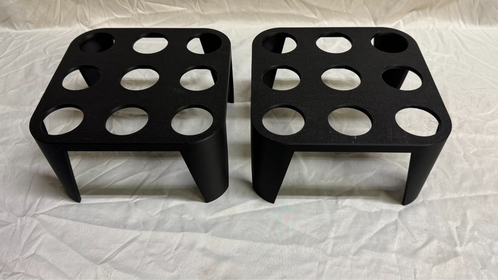 CAT40/BT40 CNC Tool Holder Benchtop Rack 9 Tools Each- 2 Pack