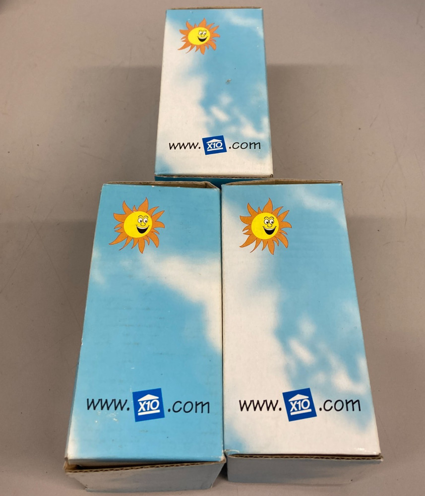 3 BRAND NEW IN BOX X10 Wireless Technology Security Motion Sensor Model MS10A