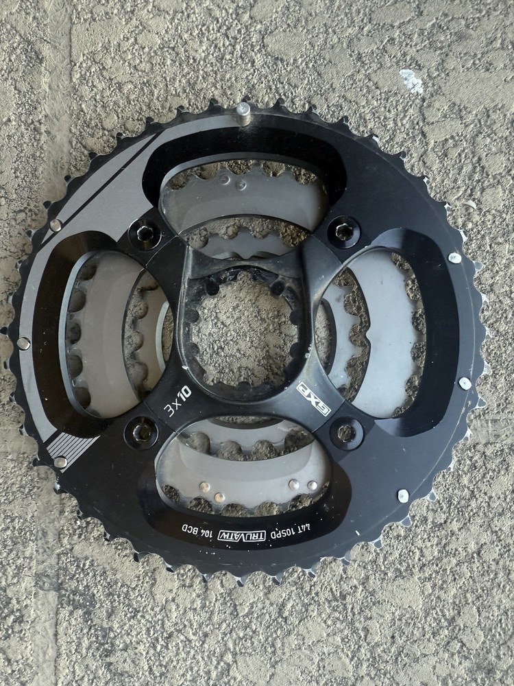Truvative 3x10, Chainring Set 44/33/22