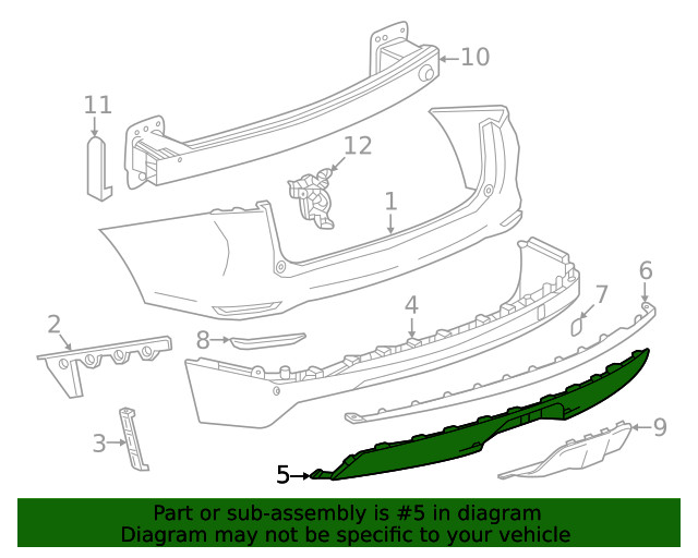 Genuine GM Extension Panel 84925235