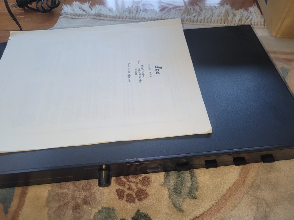DBX SNR-1 Noise Reducer - Pristine Condition