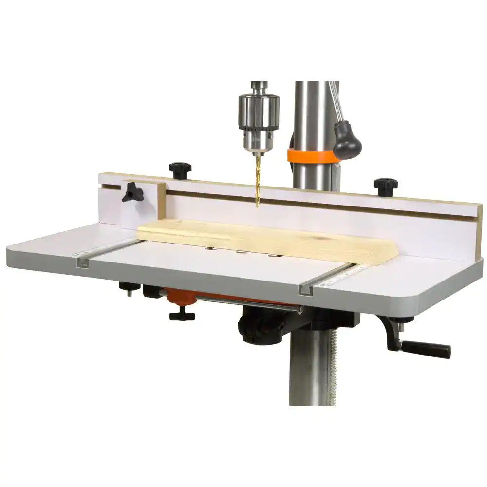 NEW 24" x 12" Drill Press Table with Adjustable Fence & Stop Block for Precision