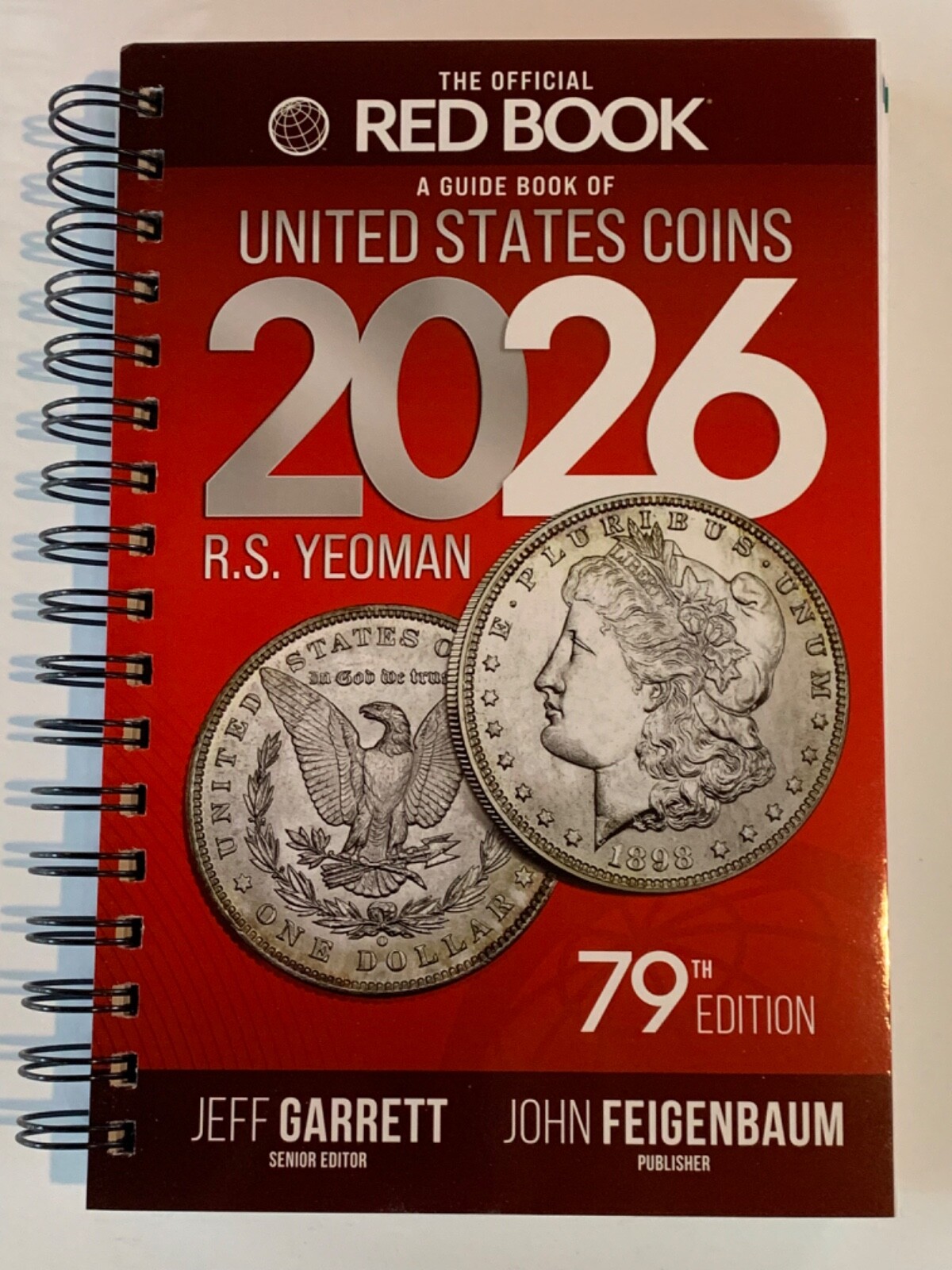 2026 Red Book Price Guide to U.S. Coins Spiral Bound, 79th Edition, Yeoman