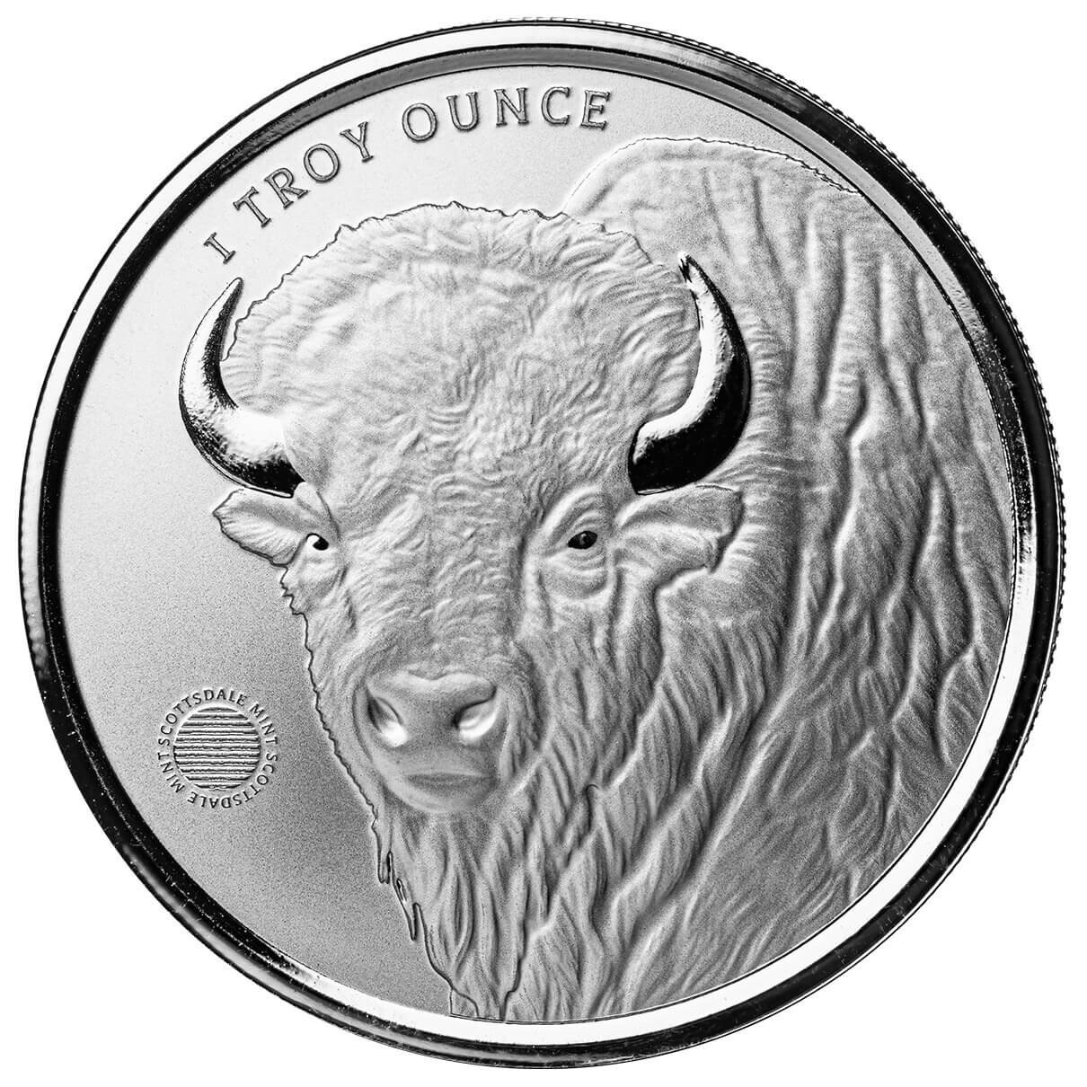 1 oz Silver Round Buffalo Girl .9999 Silver Bullion Round