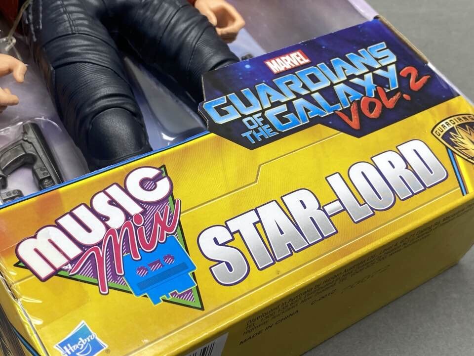 Star Lord 12" Figure Marvel Guardians of the Galaxy Vol 2 Music Mix Hasbro