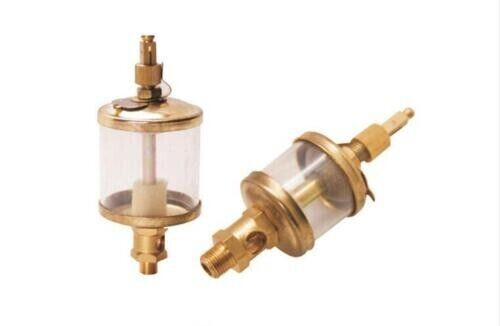 3/8" PT Thread Needle Valve Type Oil Cup Sight Gravity Drip Feed Oiler 600ml