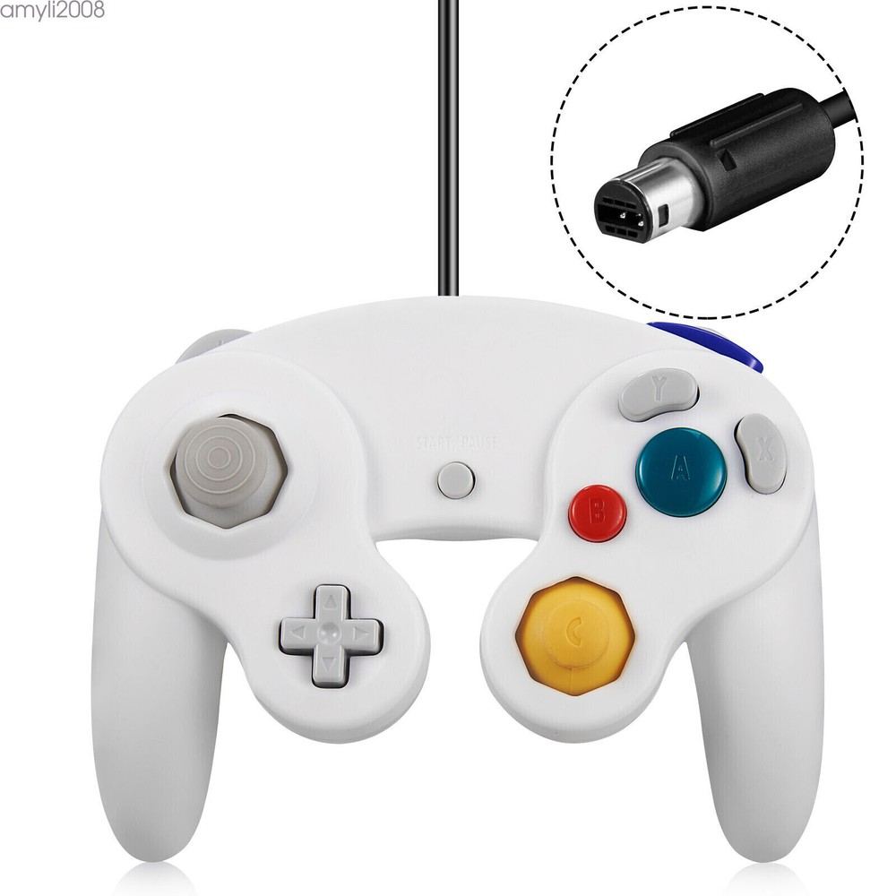 Wireless Game Controller W/ Adapter /Wired For Gamecube Retro Classic GC NGC