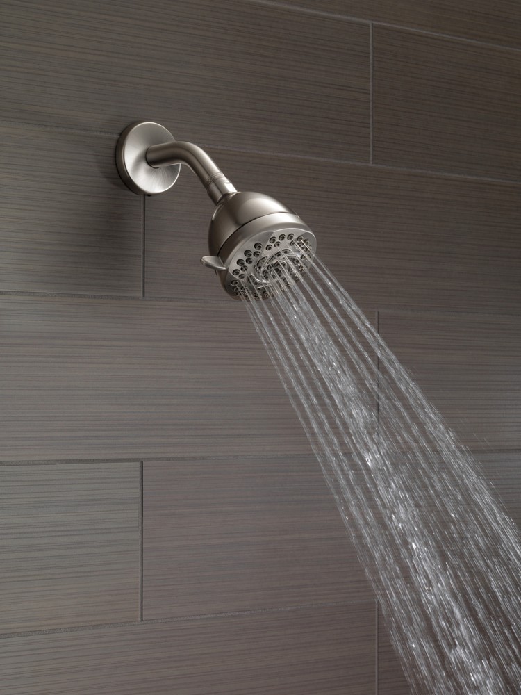 Delta 5-Setting Shower Head Stainless-Certified Refurbished