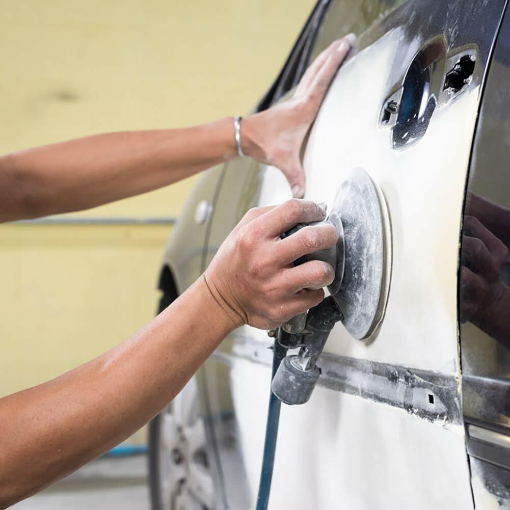 50/100PCS 6 inch Hook Loop Sanding Discs 80 120 180 Grit 6-Hole Sander Sandpaper