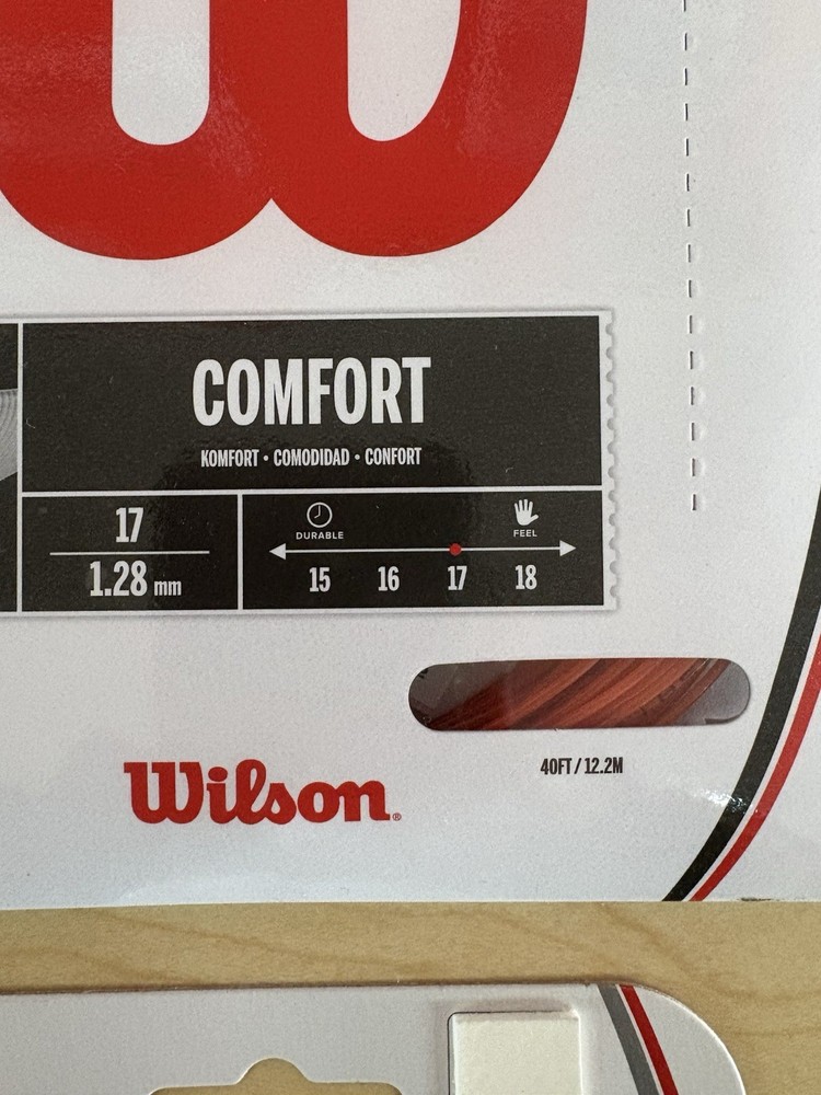 Wilson Sensation Plus Tennis String Red, Sublime Easy Wrap Grip White