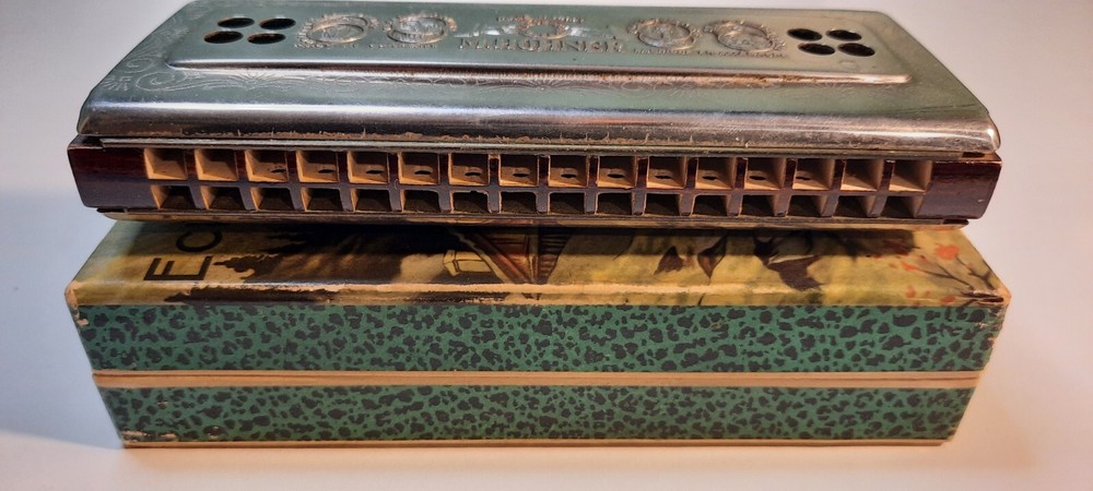 M. Hohner The Echo Harp Double Sided Harmonica Vintage