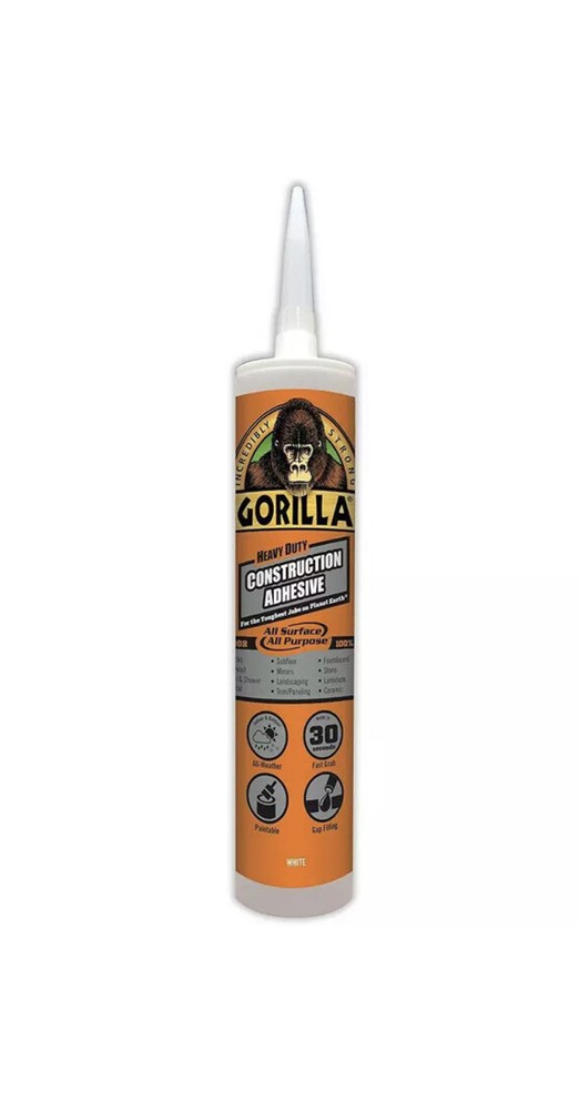 Gorilla 9 Oz. All Surface Construction Adhesive 8010003