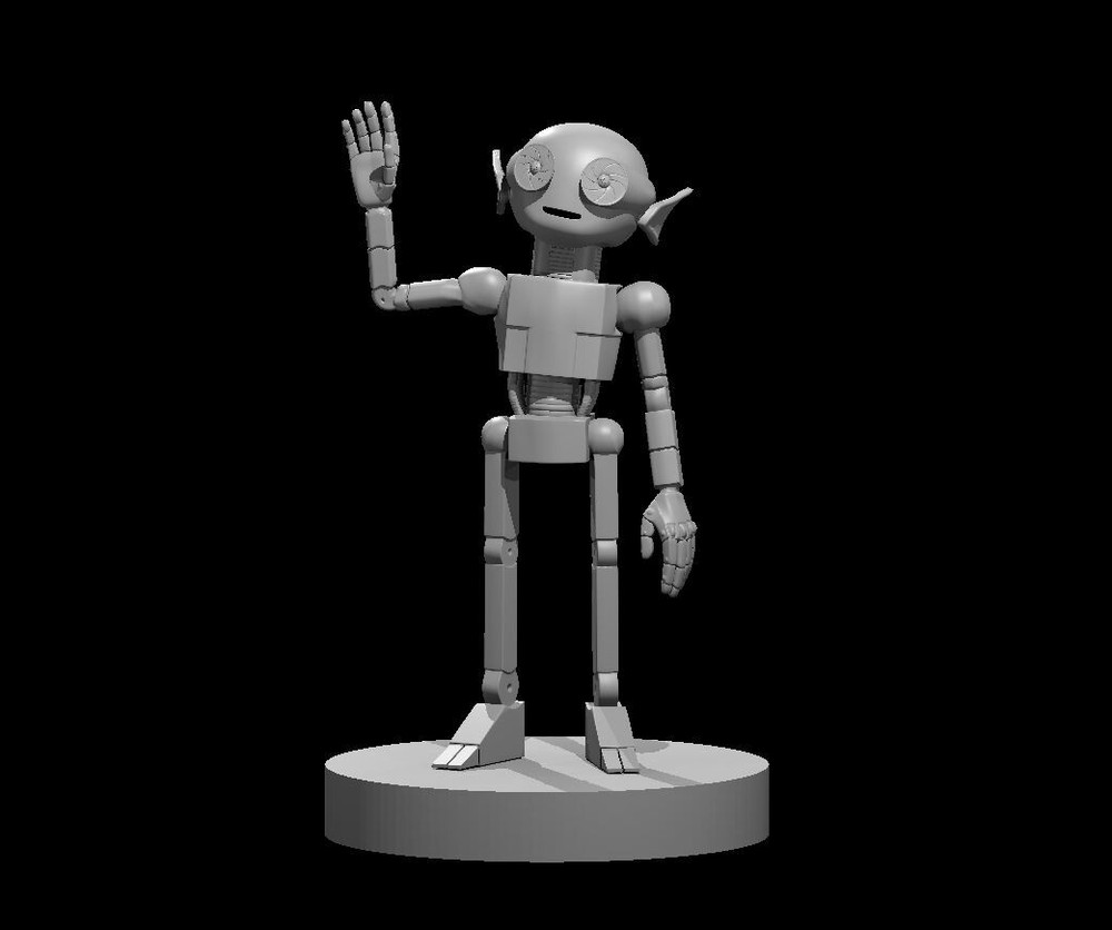 Clockwork Halfling Sidekick Adventurer 28mm Scale DND D&D Wargame Tabletop Mini