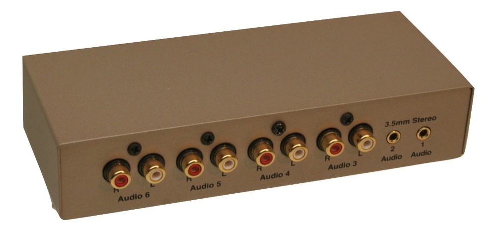 TEC TC-716 6-Way Stereo Source Selector; SILVER Version