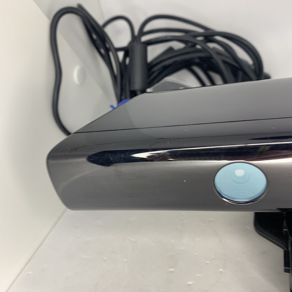 Microsoft XBOX 360 Kinect Sensor Bar Model 1414 Black with Power Adapter