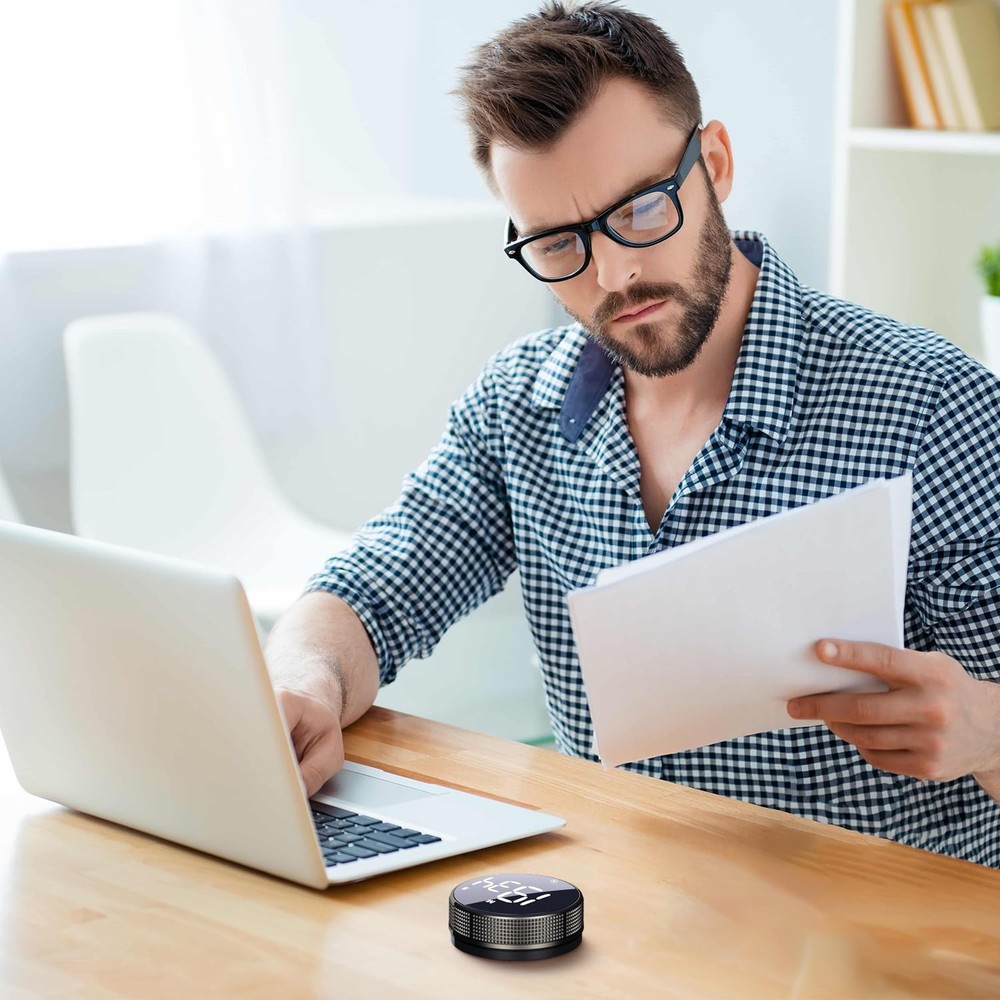 BlueSnail Kitchen Timer, Productivity Timer with LED Digital Display, Smart Time