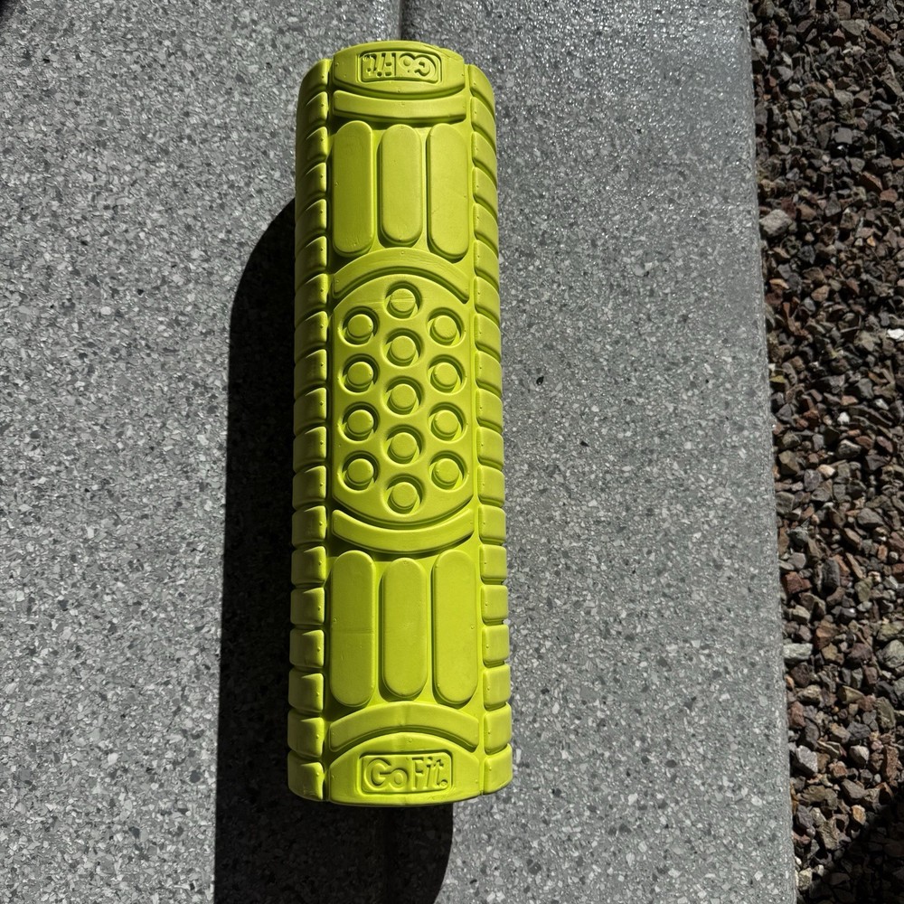 GoFit Foam Roller High Density 18’ Exercise Roller For Deep Tissue Message