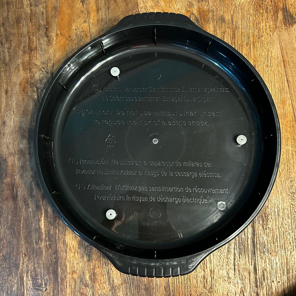 Nu Wave Pro Infrared Oven #20355 Replacement Bottom Base & Roasting Pan