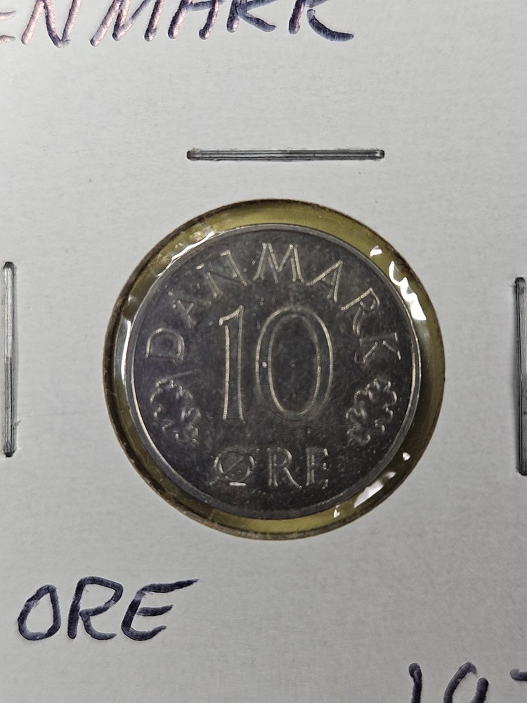 COINS - DENMARK - 10 ORE 1977