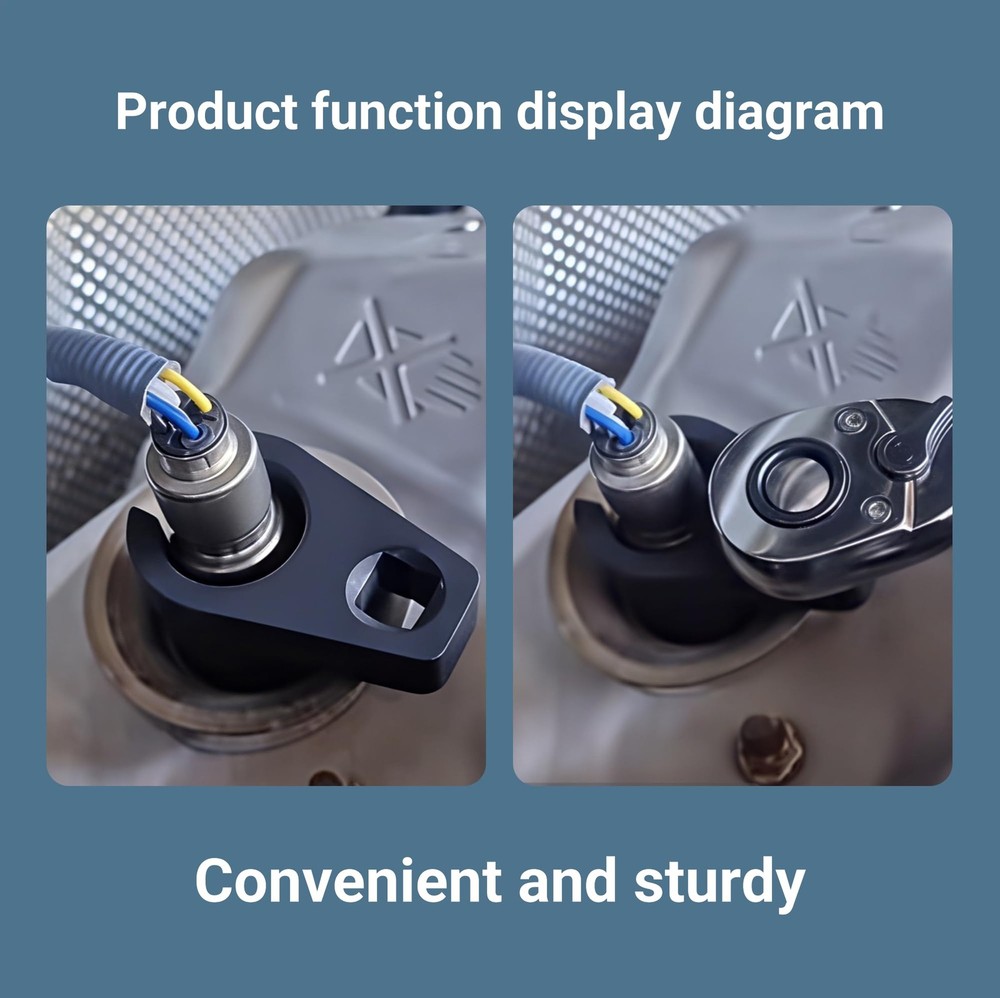 3/8 Drive 22mm Offset Oxygen Sensor Socket