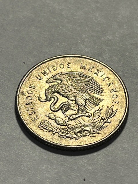 1950 Mexico 25 Centavos/Billon/AU+ #7684-2