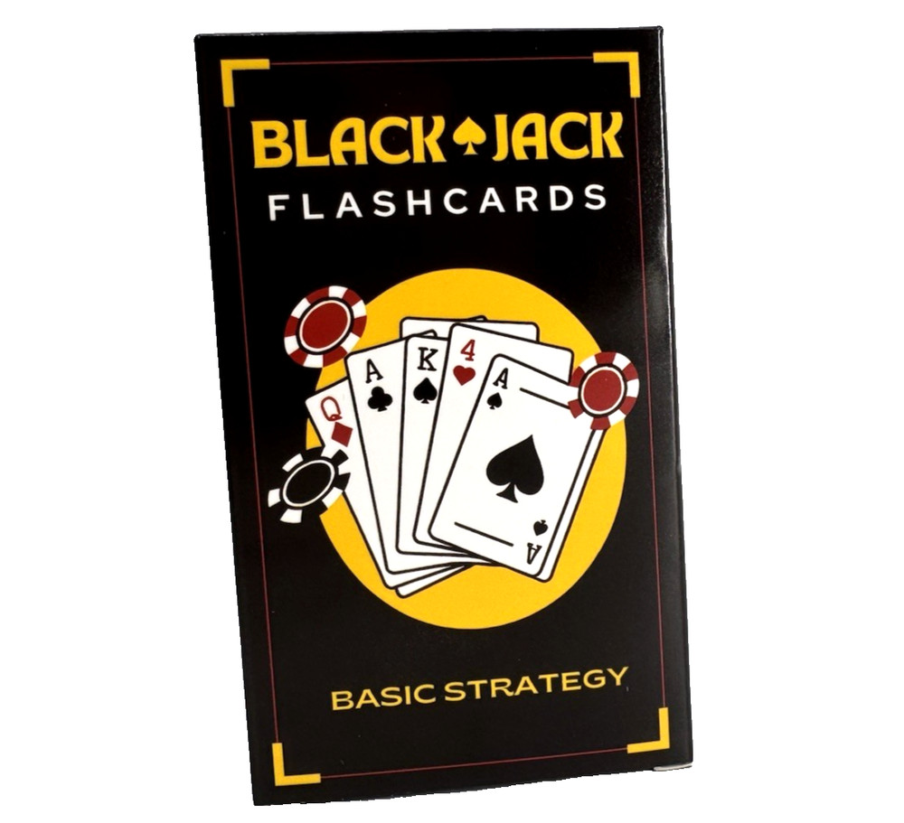 Blackjack Basic Strategy Flashcards – Beginner Casino Game Learning Cards NEW