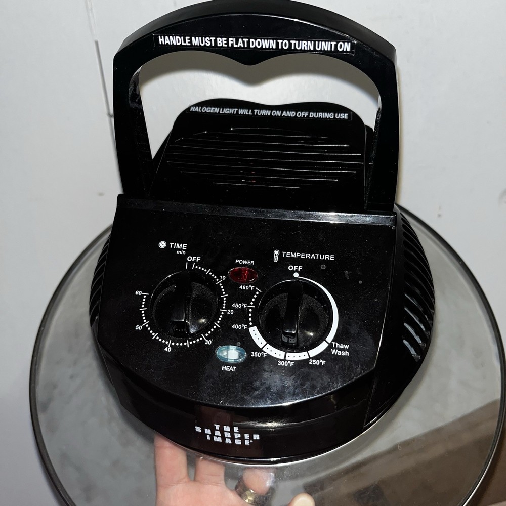 Replacement Piece: Sharper Image Super Wave Infrared Oven Time/Temp Control Lid