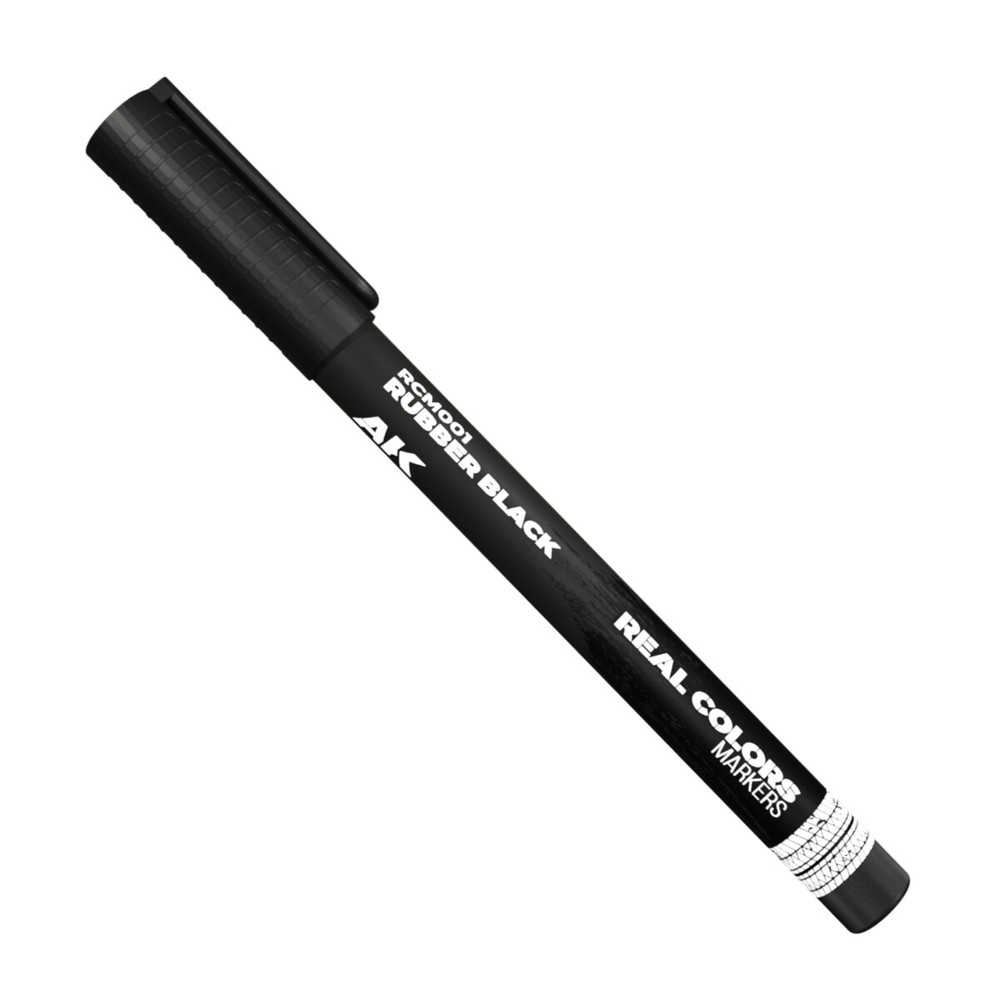 AK Interactive Acrylic Paint Marker Rubber Black