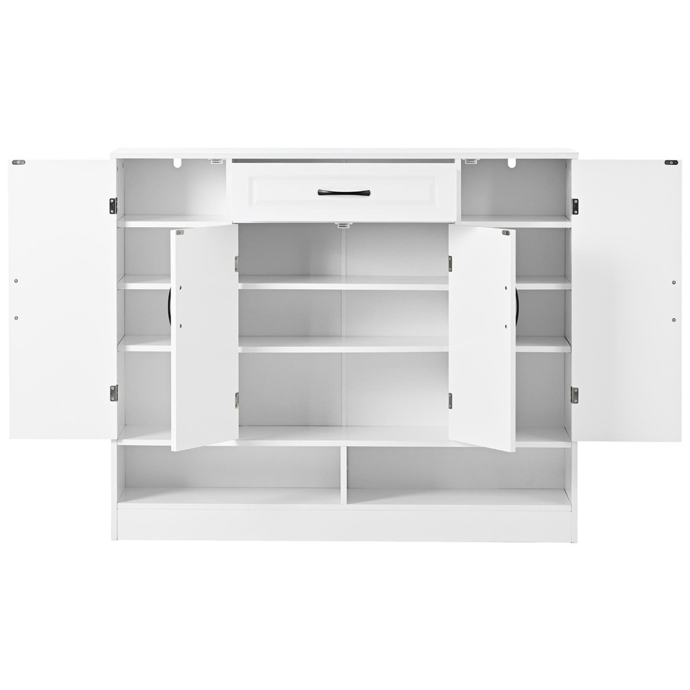 Space-saving Design Side Board Minimalist Shoe Storage Organizer