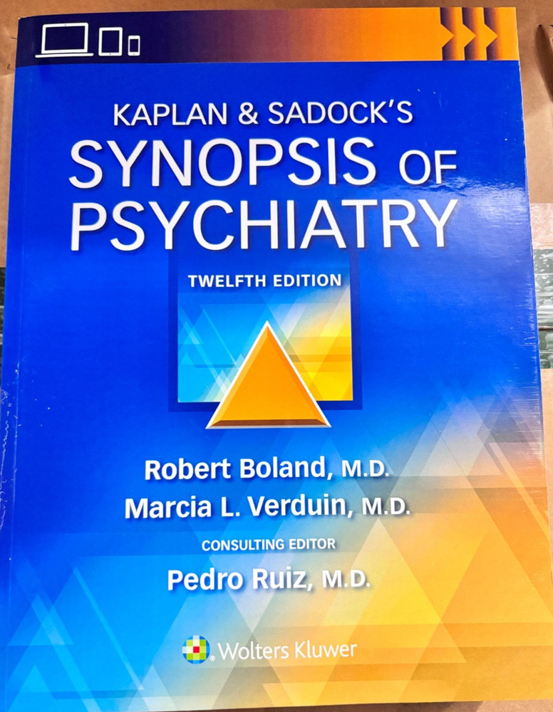Kaplan & Sadock’s Synopsis of Psychiatry 12th Edition|