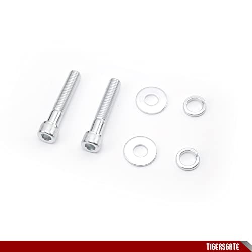 1/2"-13 Handlebar Riser Bolt Set for Harley Models, Chrome
