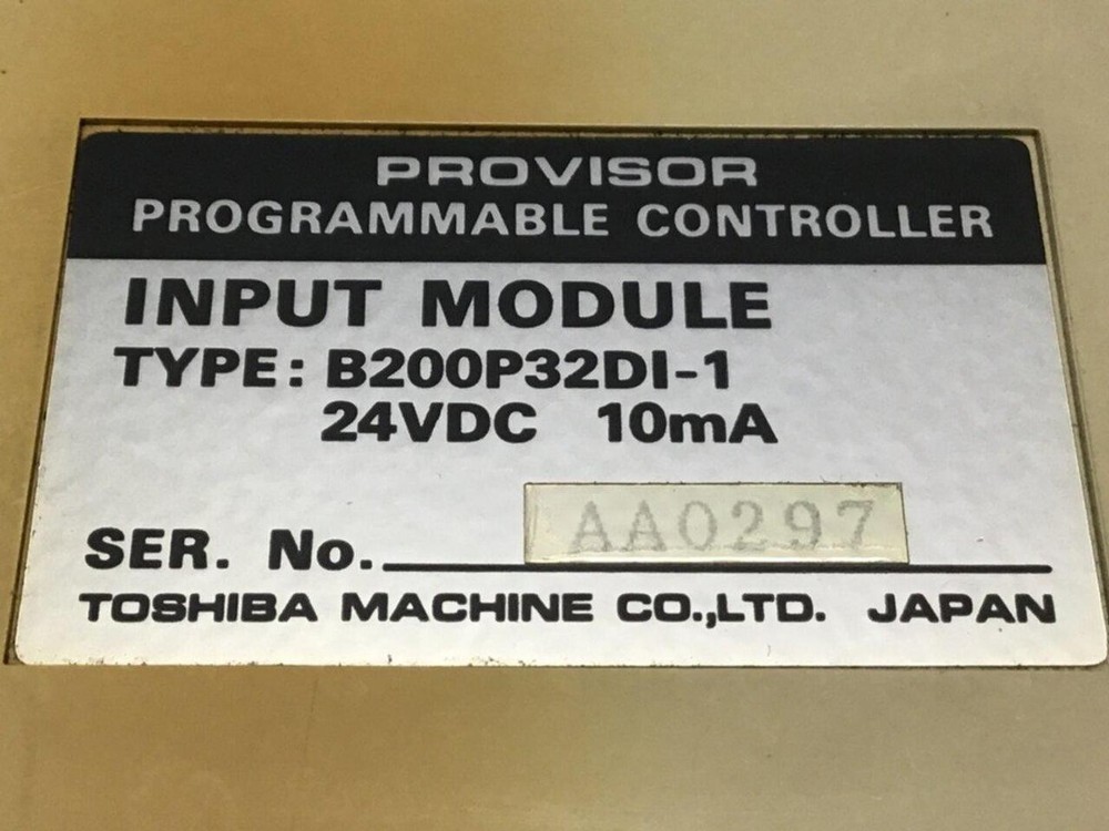 TOSHIBA Input Module B200P32DI-1 Used #139320